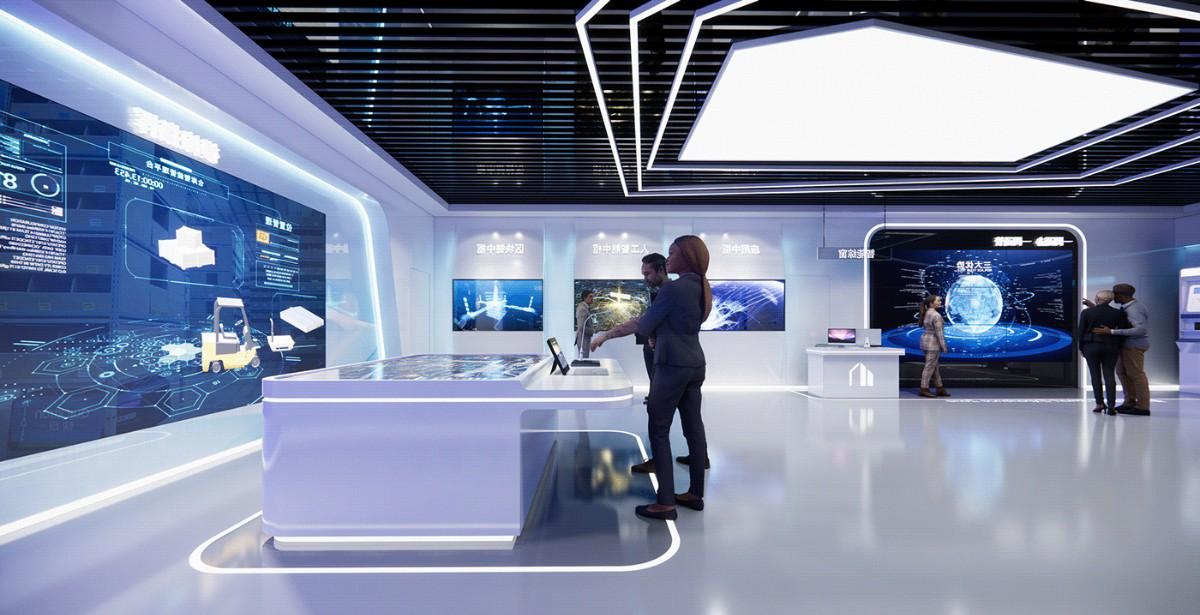大數(shù)據(jù)集團數(shù)字展廳：數(shù)字化未來的引領者