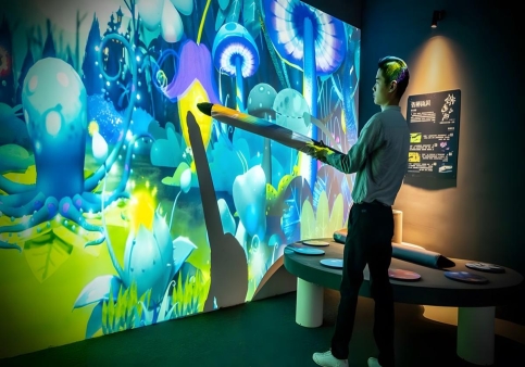 探索無限創(chuàng)意：創(chuàng)意涂鴉互動墻的魔力